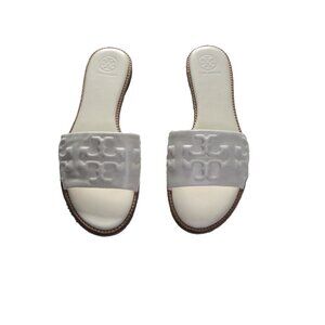 Tory Burch Everly Snow White Slides